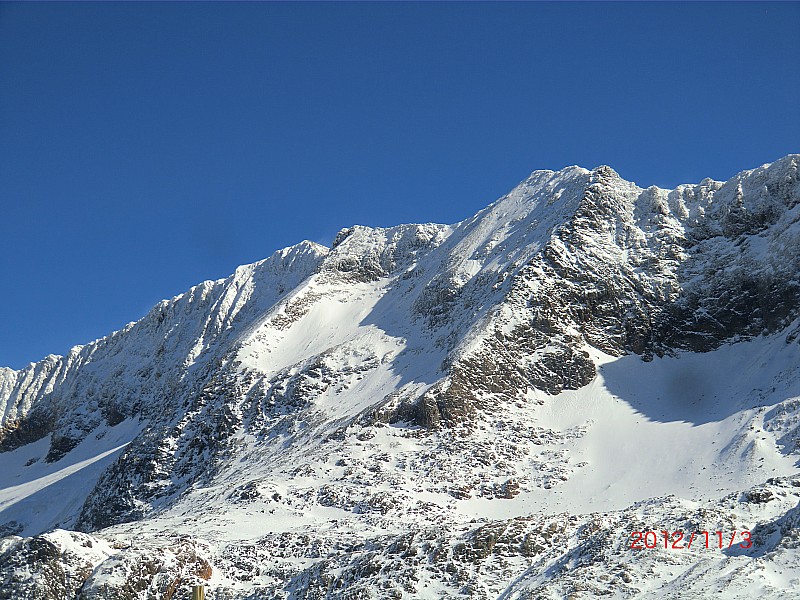 le pic de la pyramide : vue du dome des grandes rousses il y a 2 semaines