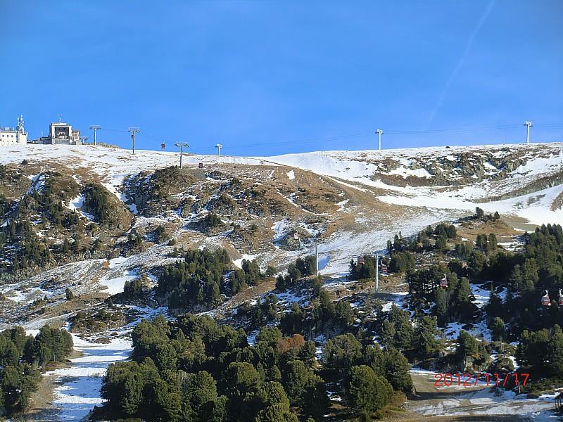 chamrousse : a pied cet aprés midi