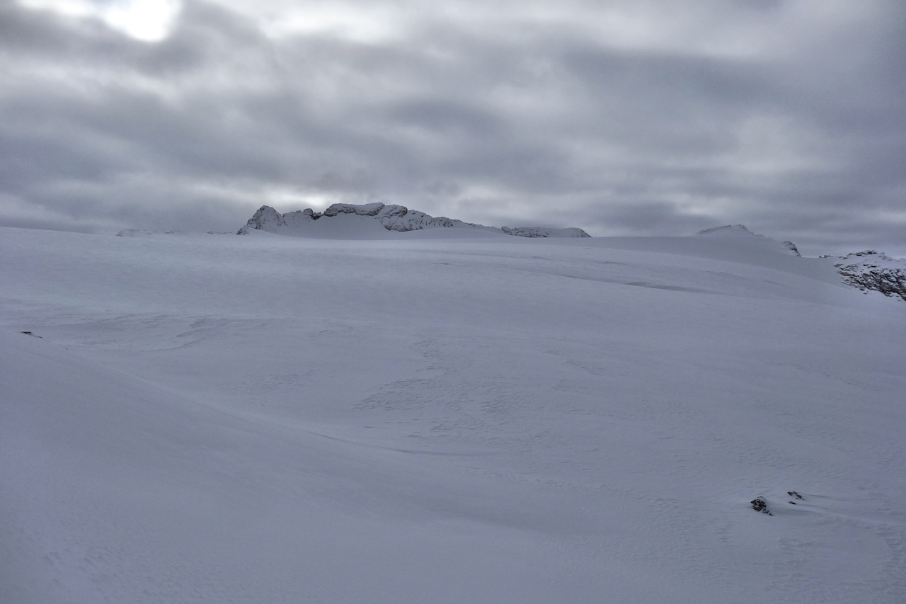 Sur la calotte glaciaire : Ce sera le terminus pour aujourd'hui.