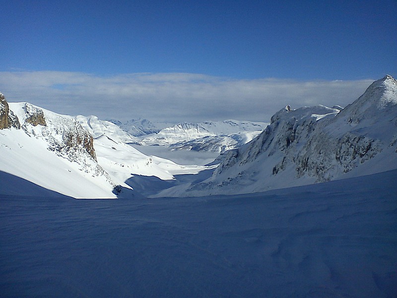 Col des Aiguilles : Vue de l’autre côté