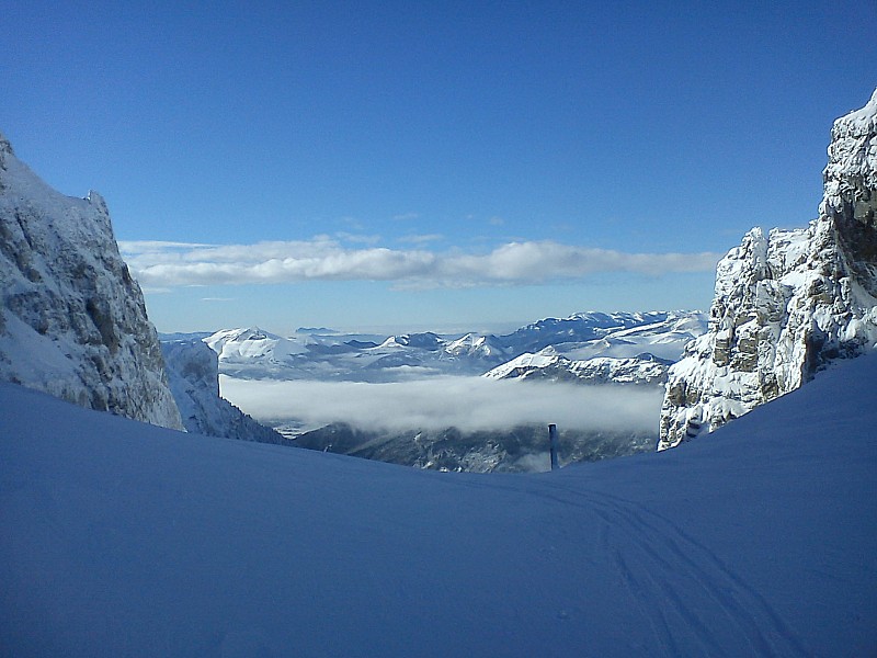 Col des Aiguilles : Vue côté Jarjatte