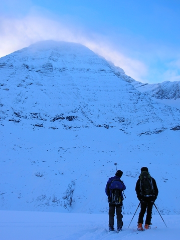 Face nord du Taillon : La face nord du Taillon, vue du col des Tentes
