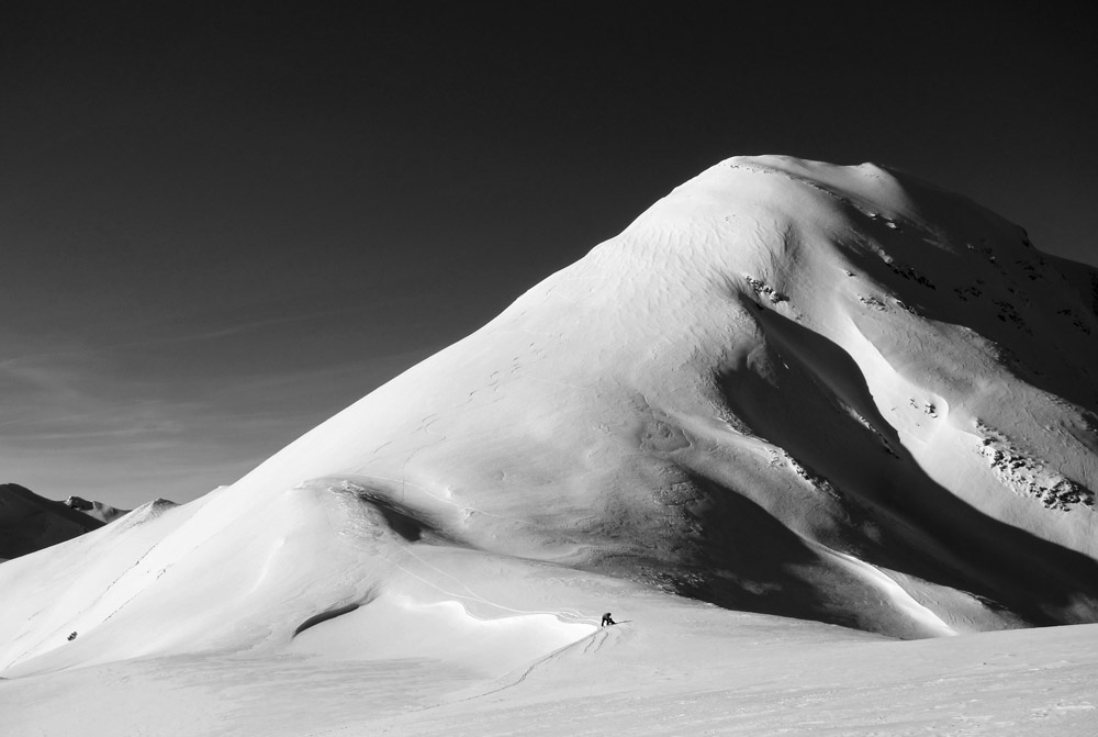 Pic de la Calabasse : retour au col avant d'entamer la courte traversée des crêtes
