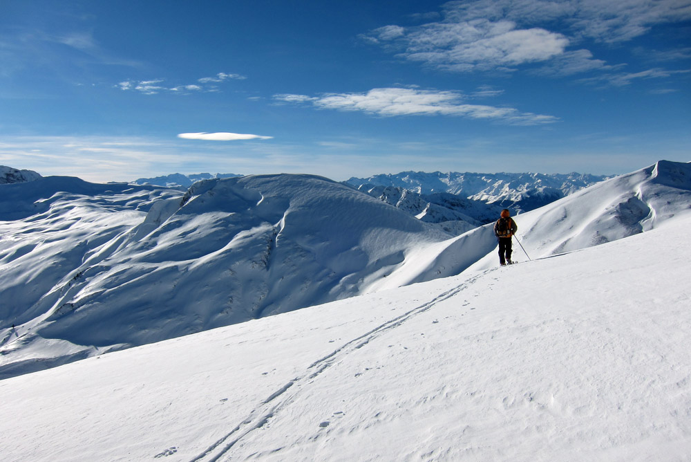 Col de la Calabasse : panorama sur le Luchonnais