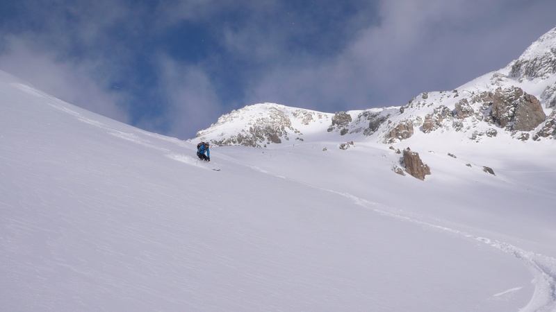 Col des Charniers : Descente du Bruno