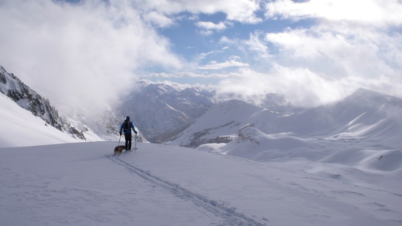 Col des Charniers : Descente