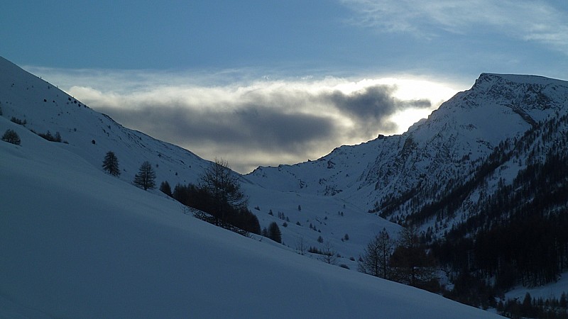 Ciel bleu vers l'Italie : Col Agnel