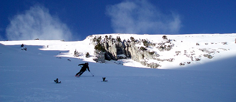 Gavade : Très bon ski sur cette section