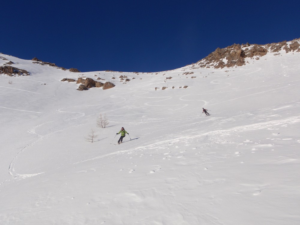 descente : Les filles en action