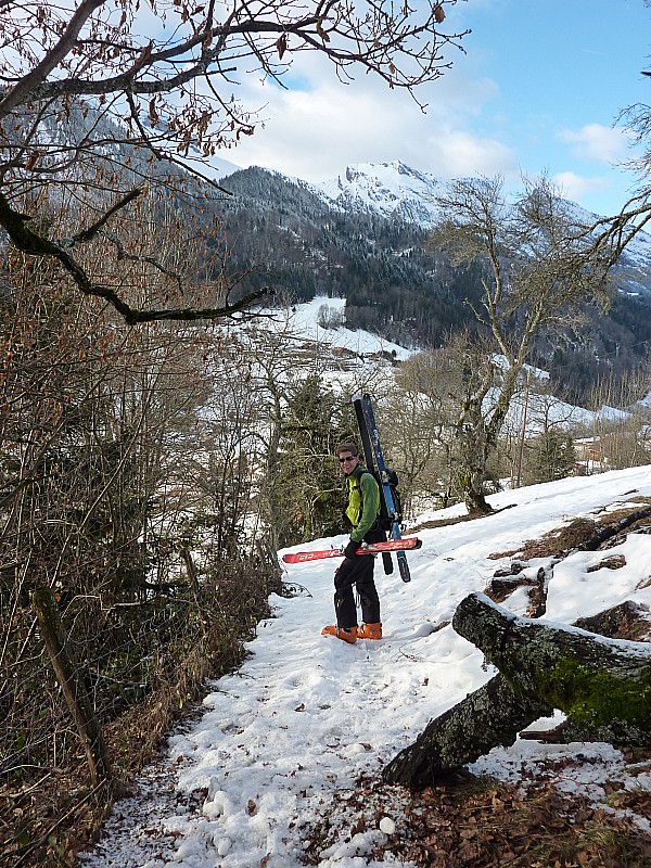 en bas de l'itinéraire : un gros air de printemps!!!