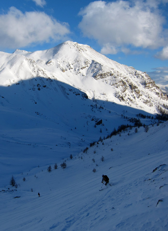 Retour vers Sestrière
