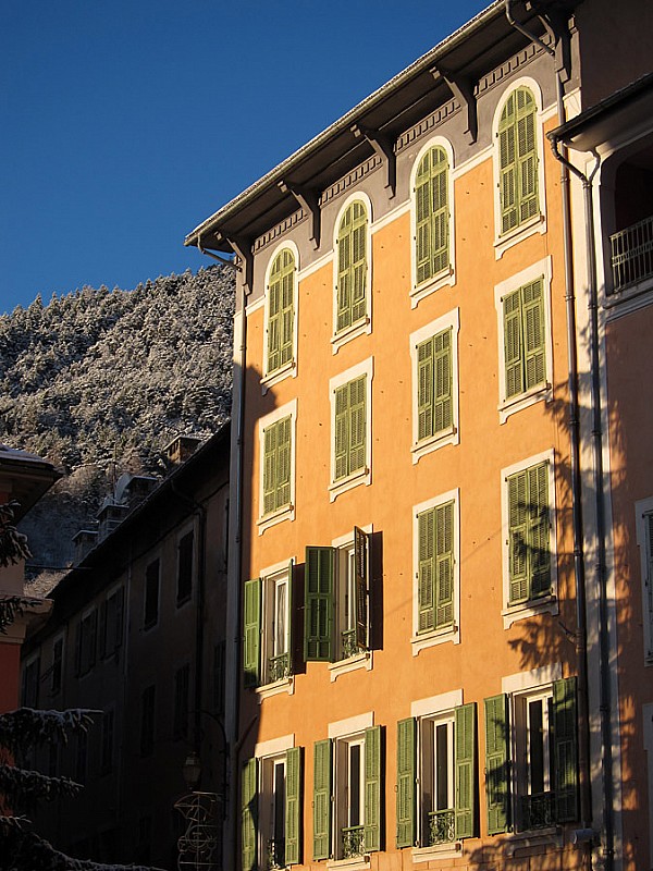 Saint Etienne de Tinée : au petit matin