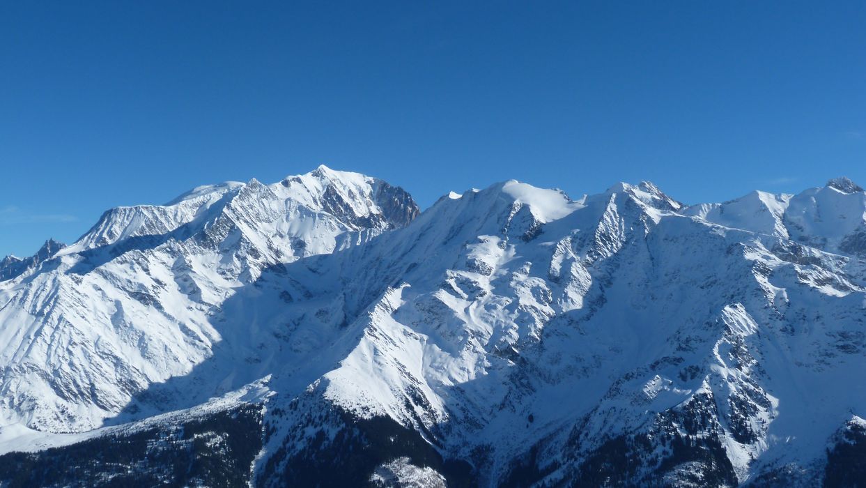 Du sommet : Balcon du Mont Blanc