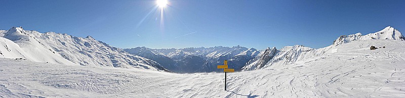 Col des Encombres : Panorama à 180°