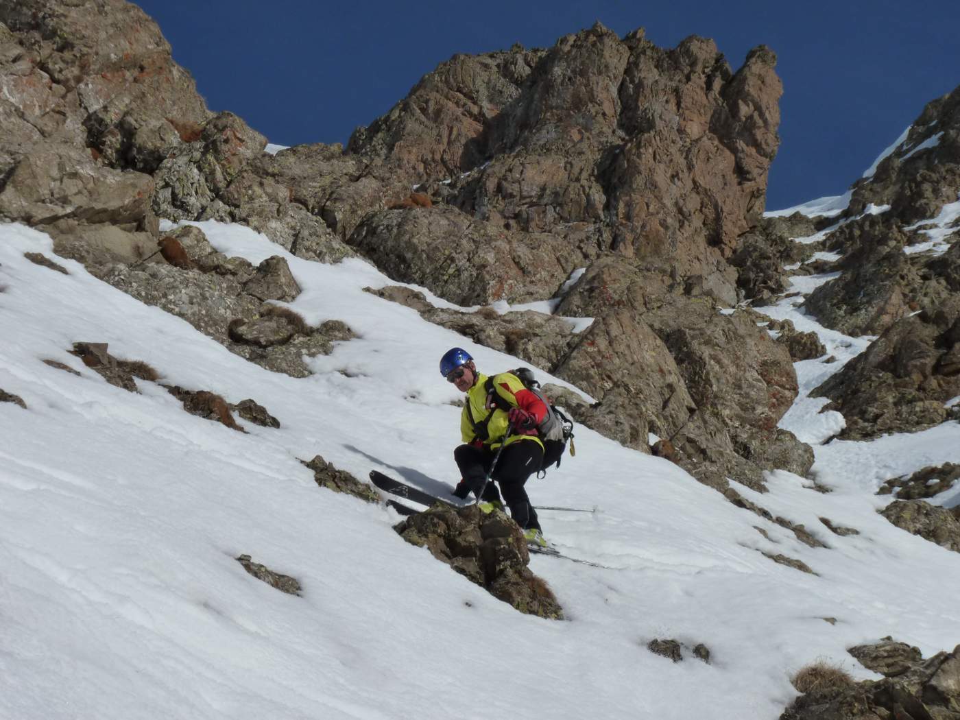 Petit slalom entre les blocs