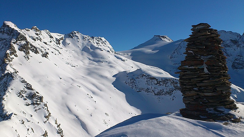 Albaron : Il parait que la descente par le Vollonet était très bonne...
