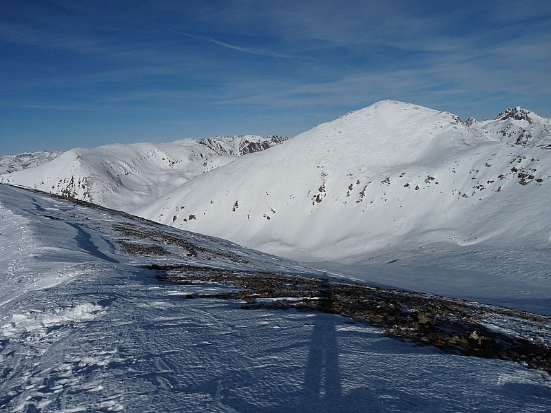 Le Pépoiri : avec quelques traces de ski.