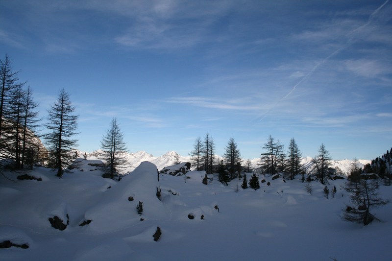Au-dessus du Plan Vallon : quelques meringues.