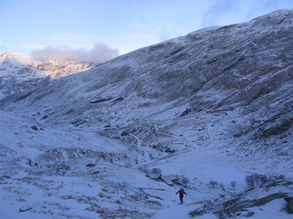 Col d'Arbéron : Manque de neige en Haute-Maurienne