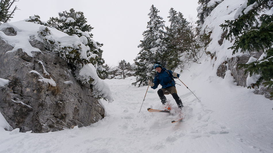 Couloir direct : bien gavé