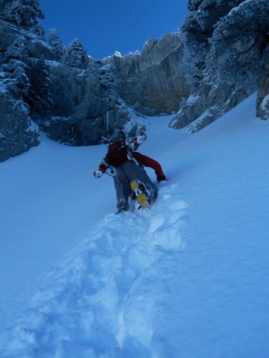Dans le couloir : Yohann à la trace