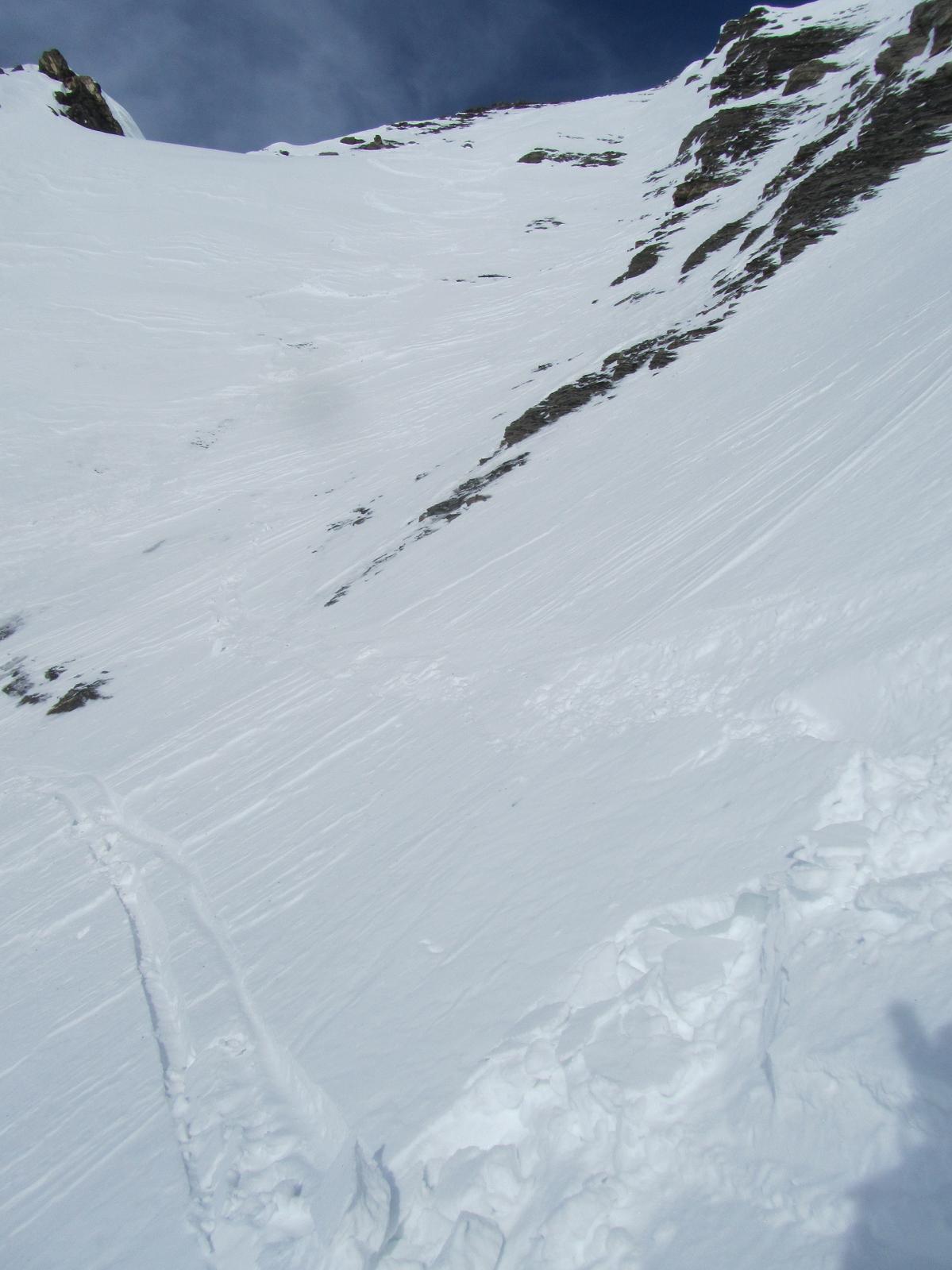 Mont Pellard : Haut du Couloir W