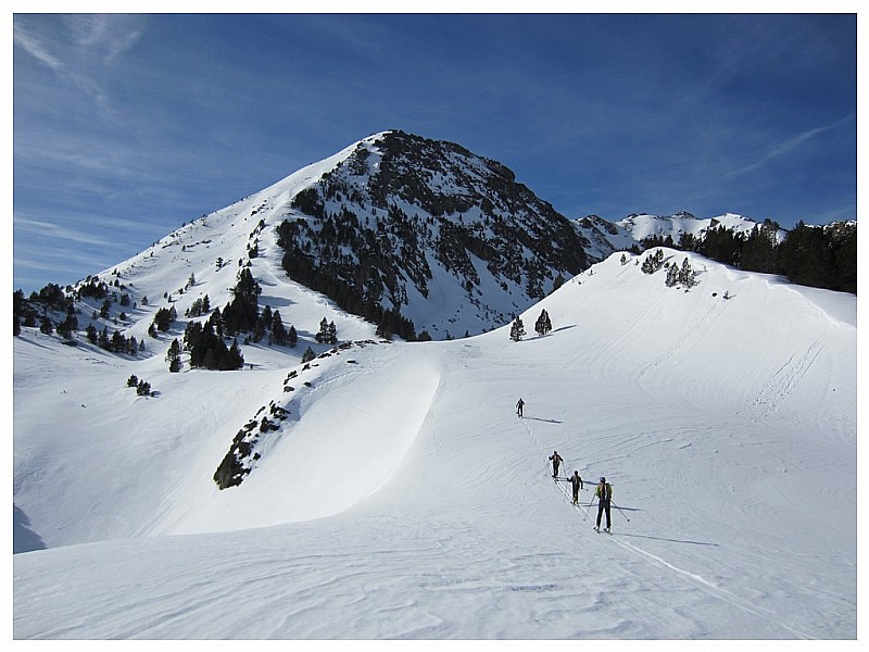 Direction le Tosse de Pédourres