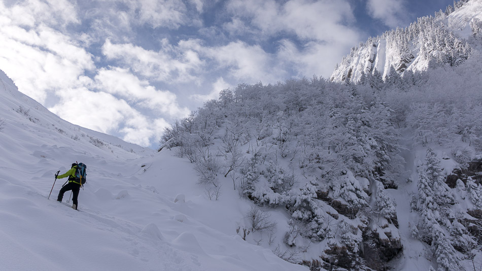 Vallon de la Lanche : gavé côté Beau mollard
