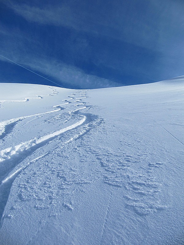Descente sublime : en direction du Lac d'Anterne.