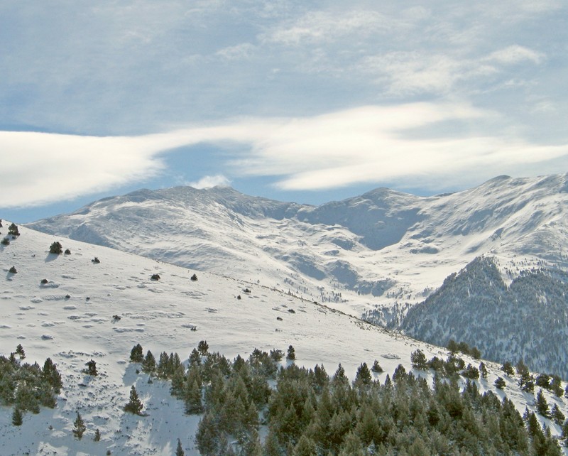 Cirque du Segre : Puigmal de Llo et du Segre .