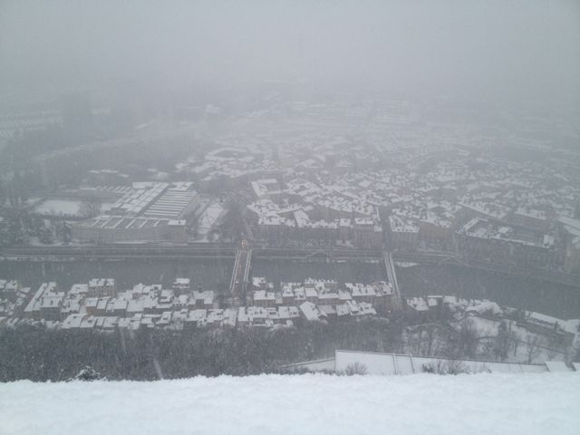Grenoble : sous la neige...