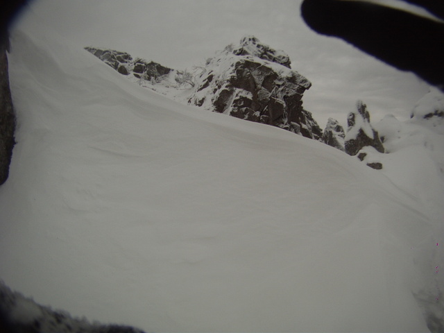 milieu du couloir : la martinswand