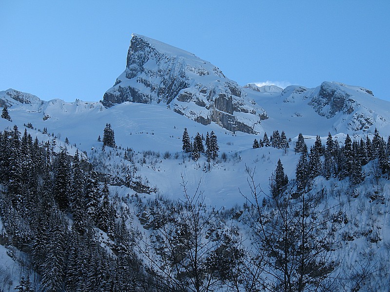 Combe Marto : La trace est déjà faite en montée !