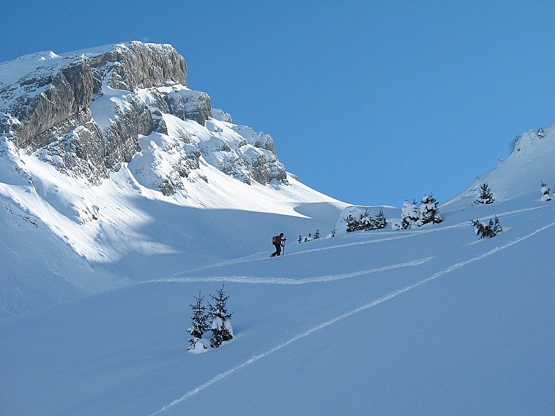 Combe Marto : Montée tranquille mais bien froide