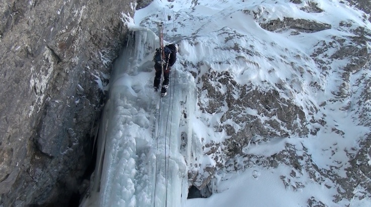 Ludo : Descente de la cascade de glace