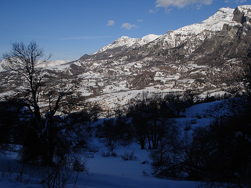 le reveil au soleil : pas pour moi je resterai à l'ombre jusqu'à l'arête pratiquement
