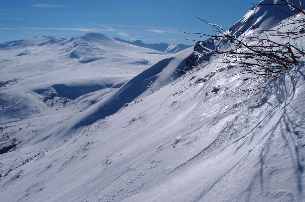 Remontée à l'Angle : de beaux paysages sur une neige facile!
