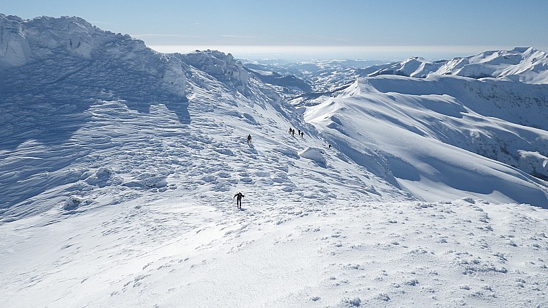 Face Nord du Peyre Arse : Pas bon à skier