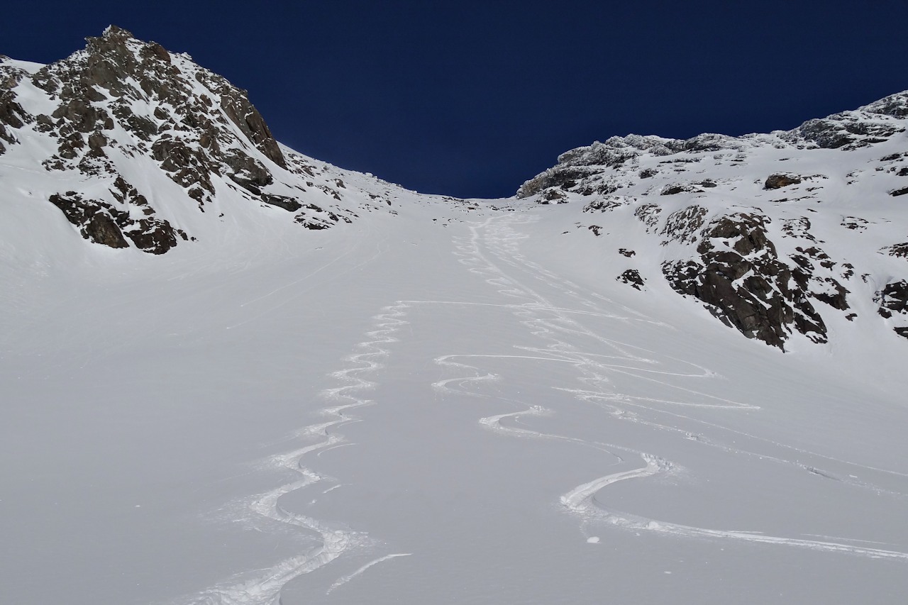 Face S-SO : Après notre passage.