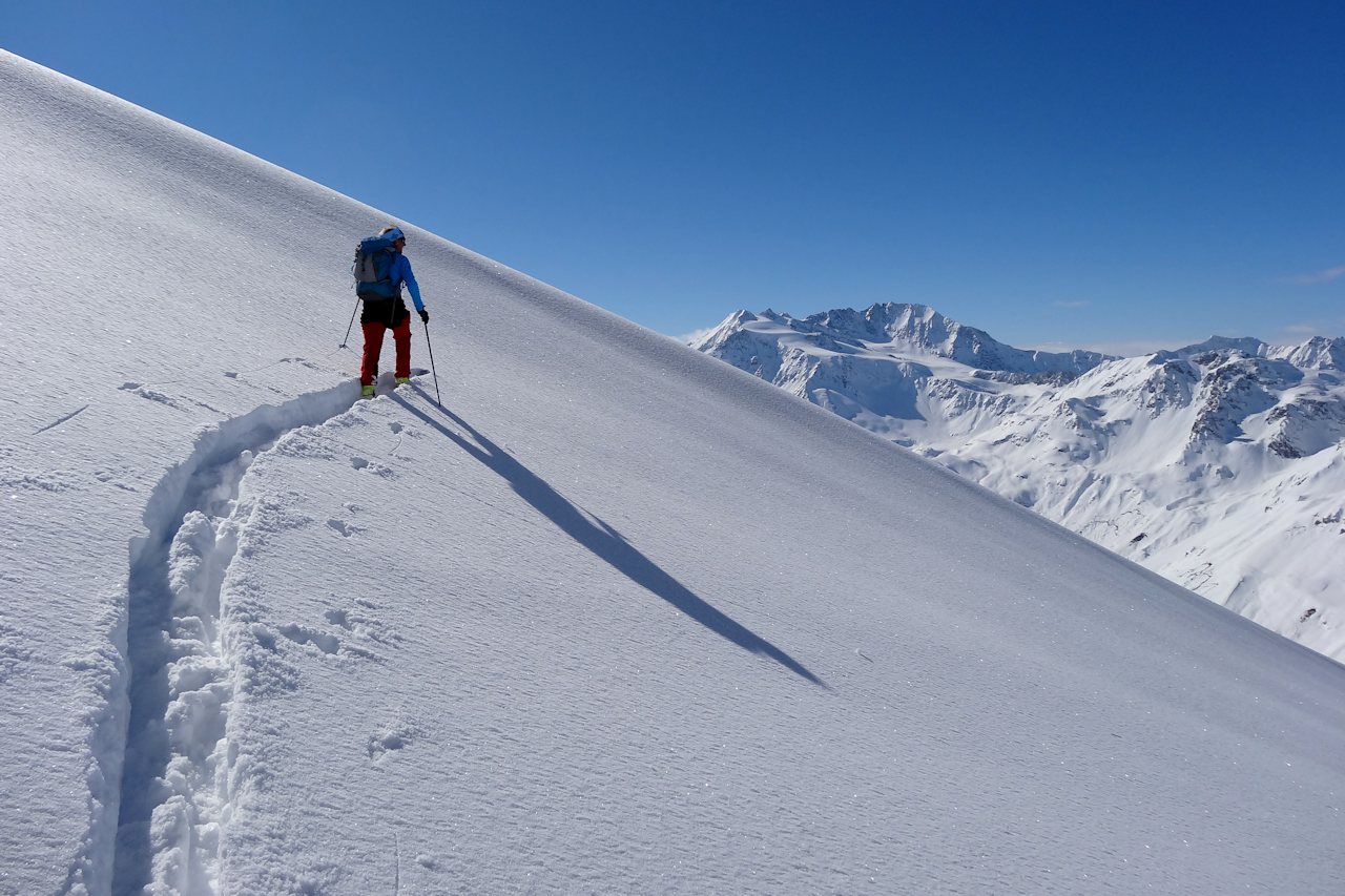 Le plaisir de tracer : Dans une neige de rêve.