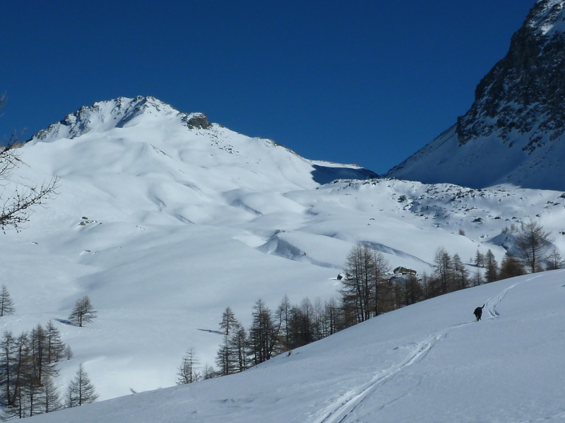 Col d'urine : Versant W du Col d'urine et Mait d'Amunt