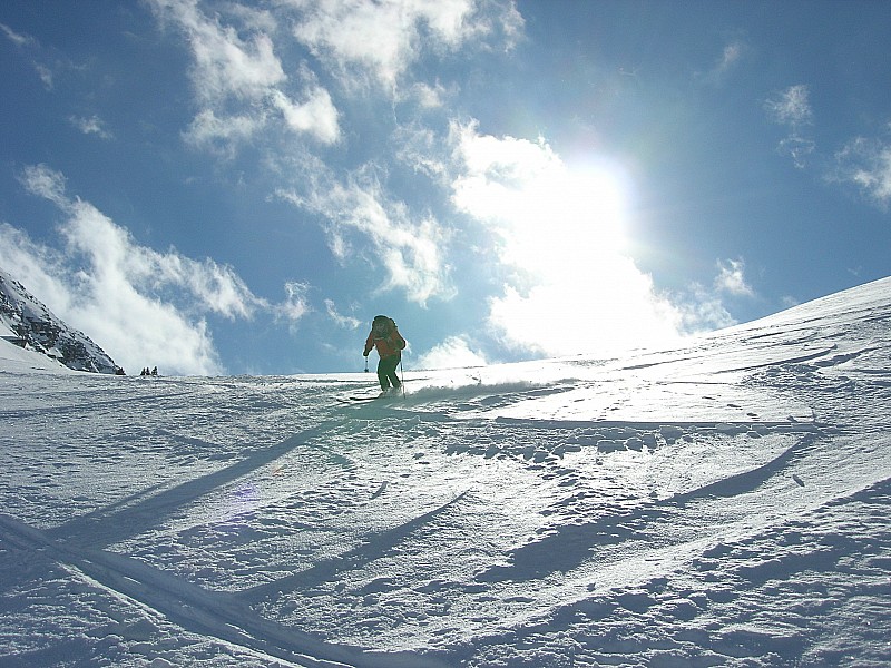 cîme de la Charvie : et encore bon ski dans la combe du Lasseron