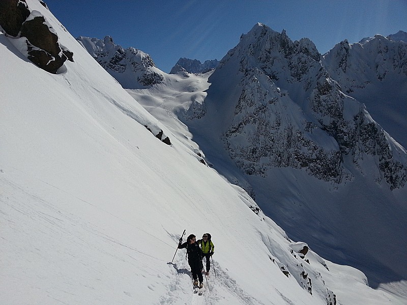 #3 Montée à la pointe Favre : Montée face sud à la pointe Alphonse Favre Montée à la pointe Favre : Montée face sud à la pointe Alphonse Favre