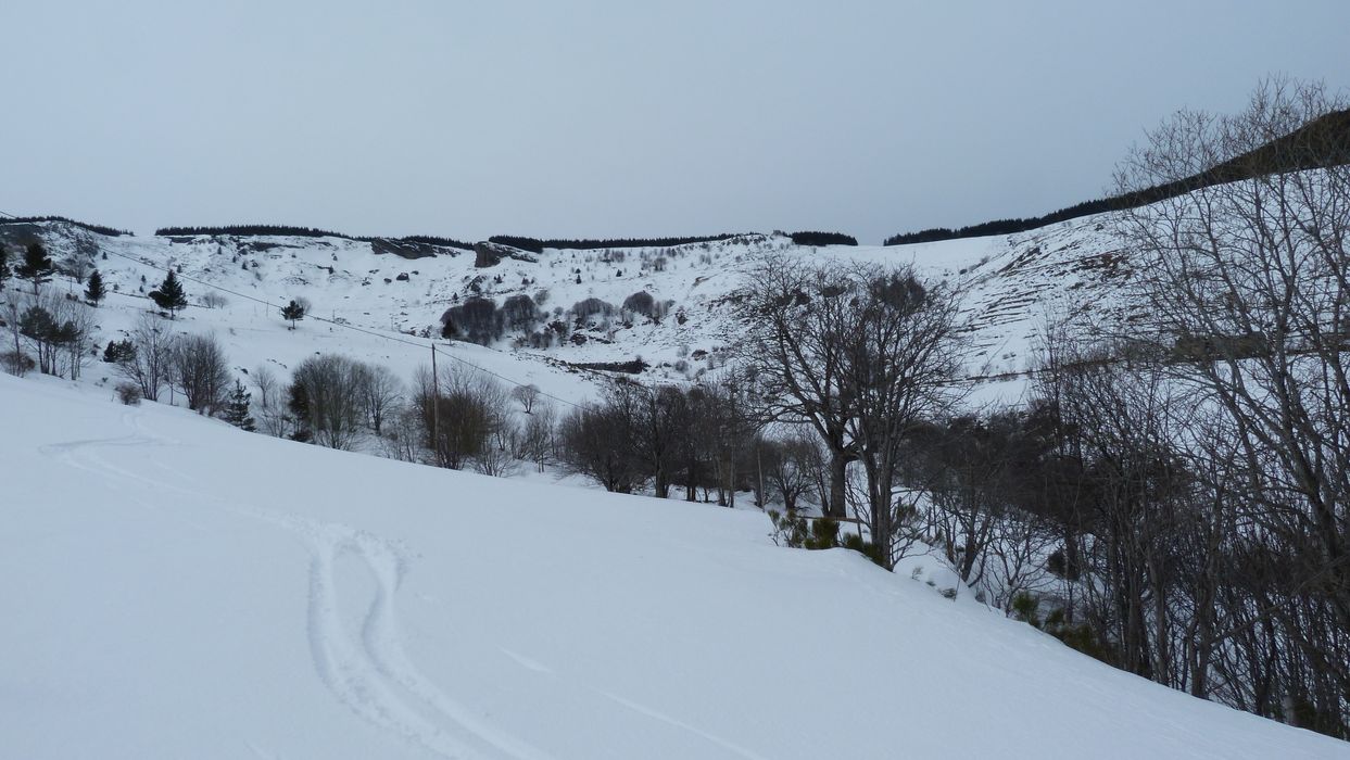 Fond du Cirque : On peut descendre jusqu'à 1180m