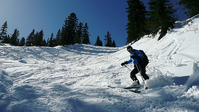 Couloir N de Mauvernay : Il reste de la poudre !!!!!