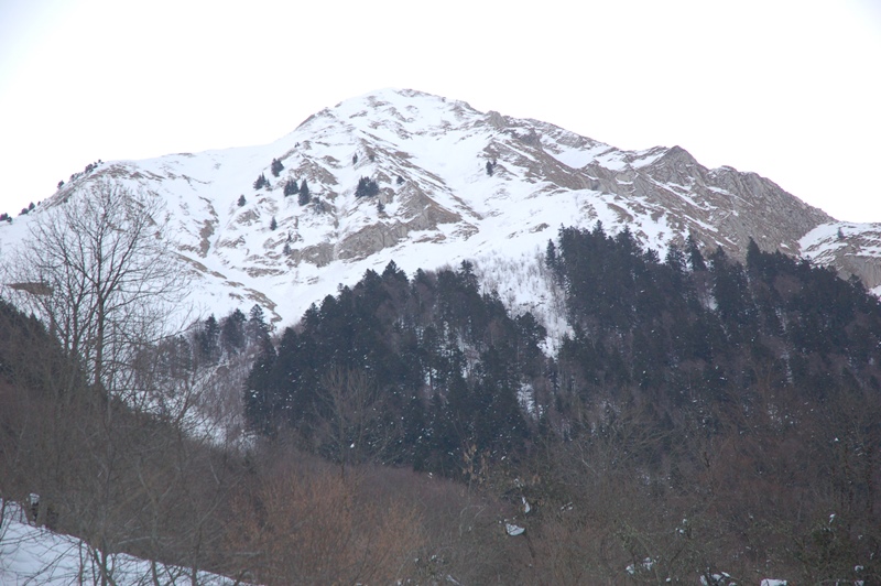 Le couloir ce matin : Repérage pour la descente