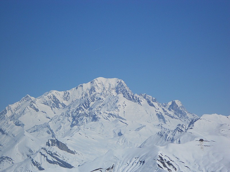 Mt  Blanc : d ici nous avons l impression d être dessous