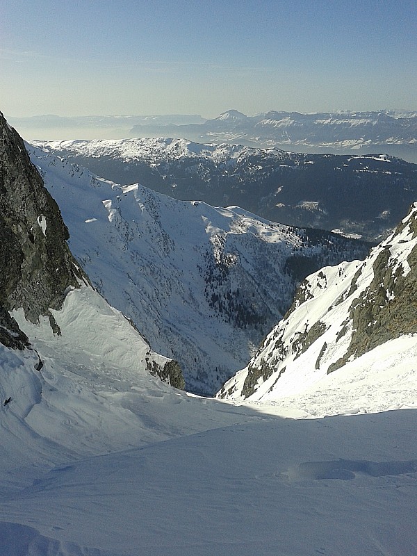 l'entrée du couloir