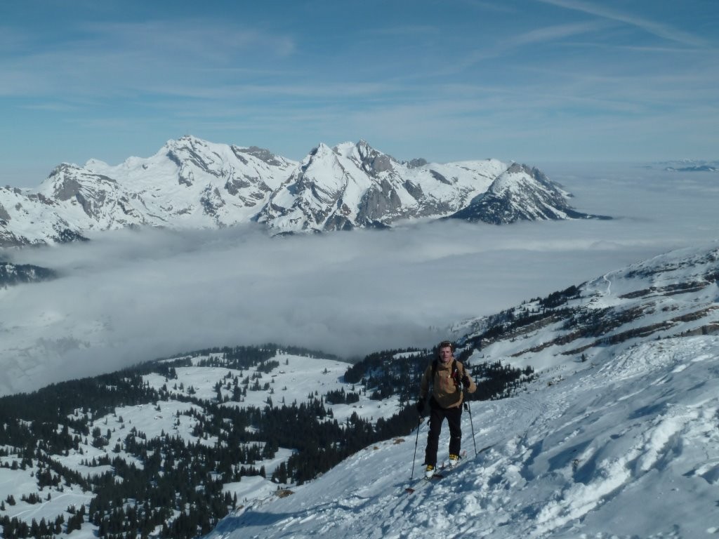 Arrivée au sommet