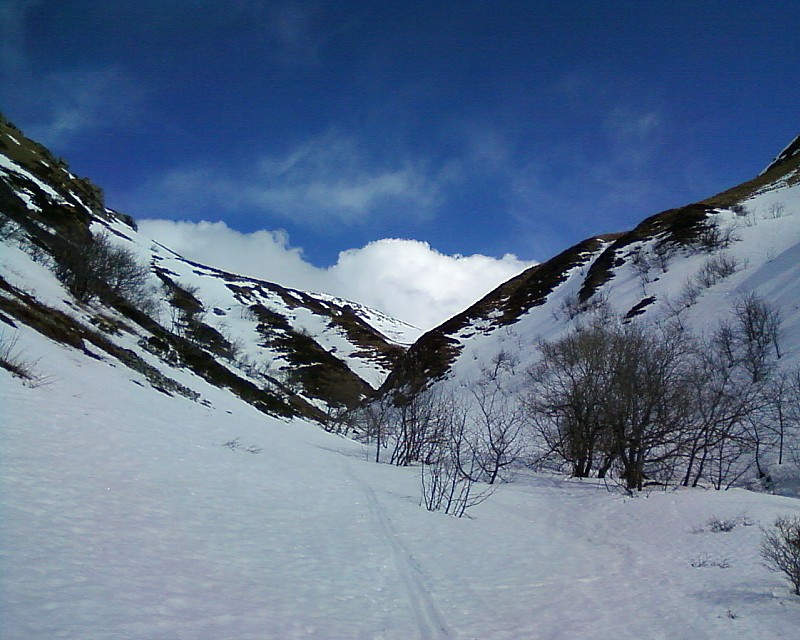 Remontée : Sancy à Gauche et Puy Gros à droite